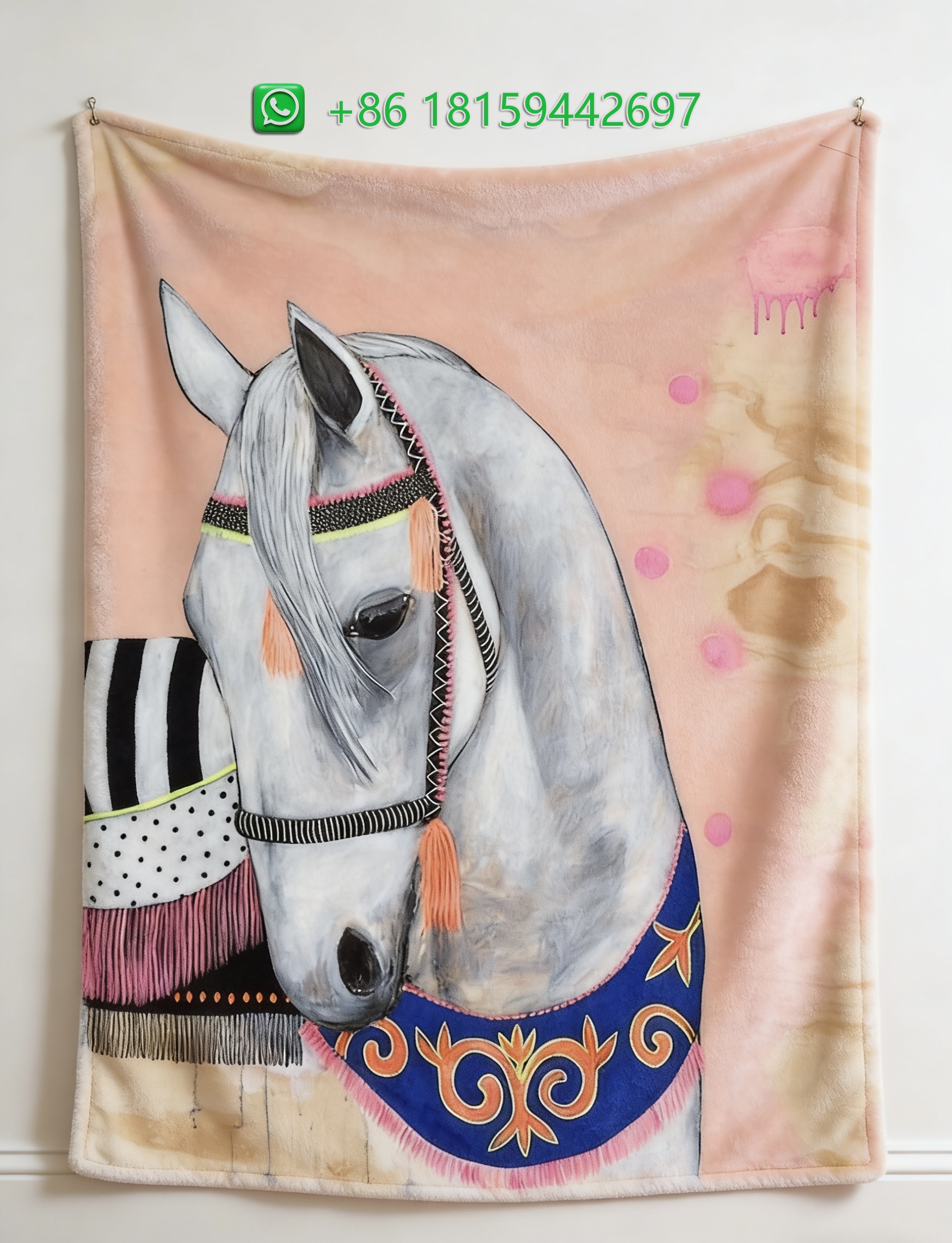 Hermes Throw Blankets